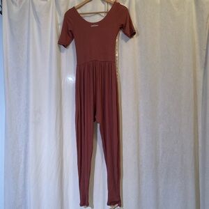 IMBODHI SLEEVED BŌDHI JUMPER mahogany jumpsuit with sleeves size small